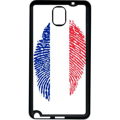 Coque samsung note 3 empreinte digitale drapeau france