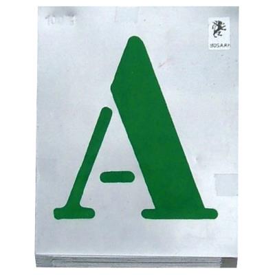 Outifrance - Jeu De Lettres Vignettes À Jour 100 Mm