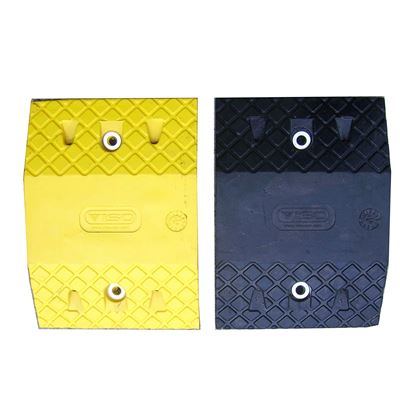 Viso SPEED50 Lot de 2 Ralentisseurs en kit Noir/Jaune