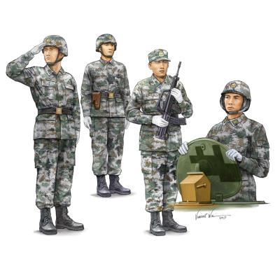 Figurines militaires : PLA Tank Crew Trumpeter