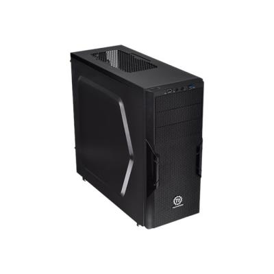 Thermaltake Versa H22 - Towermodel - ATX - geen voeding (PS/2) - zwart - USB/Audio