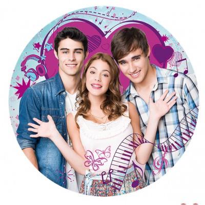 Puzzle - 300 round puzzles - Violetta and friends / Disney Violetta