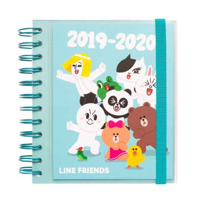 Agenda Scolaire Journalier 2019/2020 Line Friends M