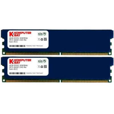 Komputerbay 8Gb 2X 4Gb Ddr2 Dimm 240 Pin 800Mhz Pc2 6400 Pc2 6300 Avec Chaleur Epandage 8Gb - Cl 5
