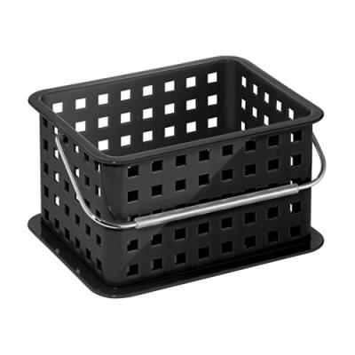 Interdesign 61202eu spa panier petit noir 13,46 x 22,35 x 17,5 cm