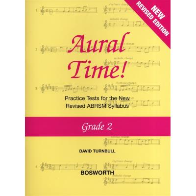 Partitions variété, pop, rock... BOSWORTH DAVID TURNBULL - AURAL TIME GRADE 2 - VOICE Vocal