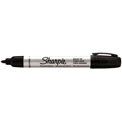 sharpie sharpie marqueur permanent metal small, pointe ogive, noir noir