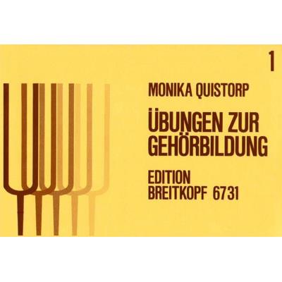 Partitions classique EDITION BREITKOPF QUISTORP MONIKA - UBUNGEN ZUR GEHORBILDUNG HEFT1 - VOICE Choeur et ensemble vocal