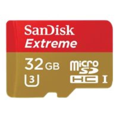 SanDisk Extreme - flashgeheugenkaart - 32 GB - microSDHC UHS-I