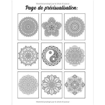Livre De Coloriage Adulte Mandala La Collection Ultime : 150 Mandalas Pour  Adultes - 301 pages Format A4 - broché - NLFBP Editions, Livre tous les  livres à la Fnac