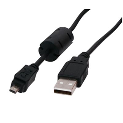 MHP USB2.0 Tape UN mâle à Nikon l'Appareil photo numérique de Nikon d'UC-E6 de Câble de Connexion de 8 épingles Avance de Transfert - USB 1,1 Compatible 1.8m Noir