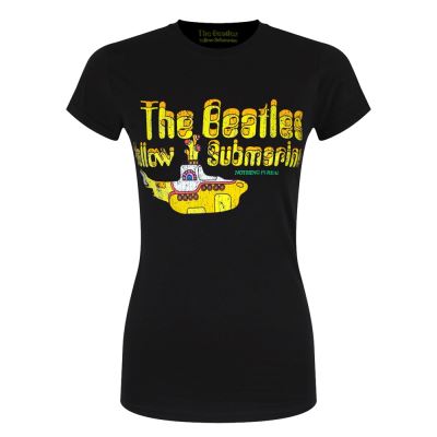 The Beatles T-Shirt Nothing Is Real Femme Noir - Taille S