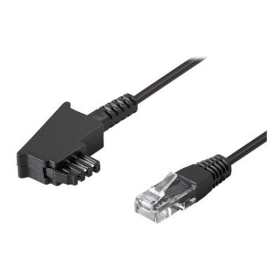 Tae anschlusskabel 10 m, tae-f stecker an rj45, schwarz good connections 3510-rj45