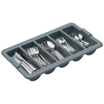Esmeyer - esmeyer besteckbehälter, mit 5 fächern, farbe grau 405-171 - 1