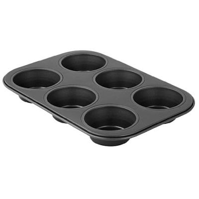 ZENKER 6534 MOULE 6 EMPREINTES POUR MUFFINS ACIER REVÊTU ANTIADHÉSIF