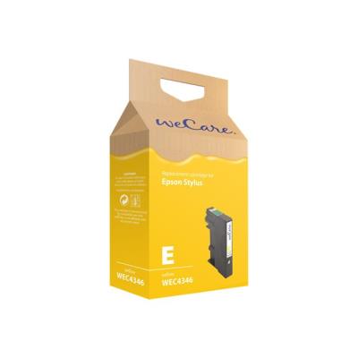 Wecare WEC4346 - geel - inktcartridge (alternative for: Epson T0714)