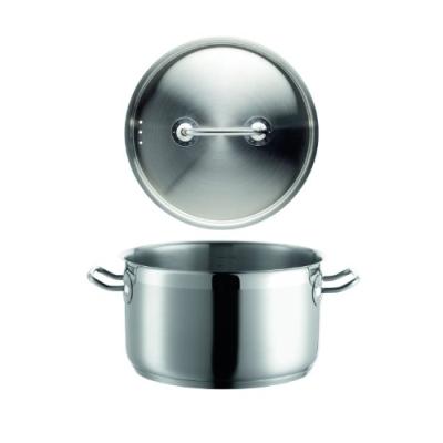 PROFESSIONAL I 926093 MARMITE AVEC COUVERCLE ACIER INOXYDABLE 18/10 24 CM