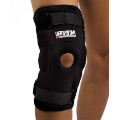 Derbystar protect care genouillère avec attelle noir gris jaune citron taille xs s