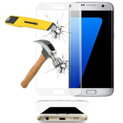 Film en verre Trempé Bord Incurvé Resistant pour Samsung Galaxy S7 edge G935F - TRANSPARENT