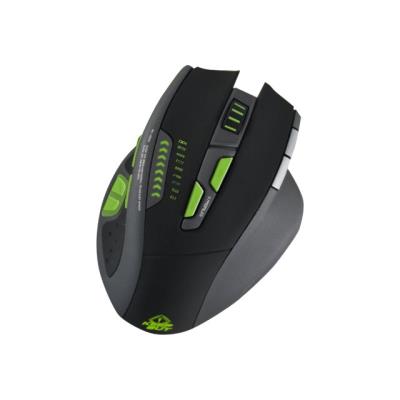 Keep Out X9PRO - muis - USB - grijs, zwart, zilver, groen
