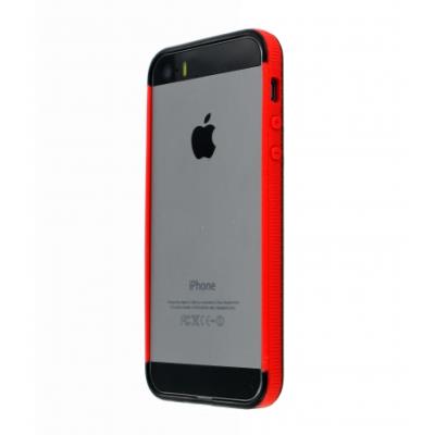 Coque iPhone 5/5S contour Ring Bone (Rouge)