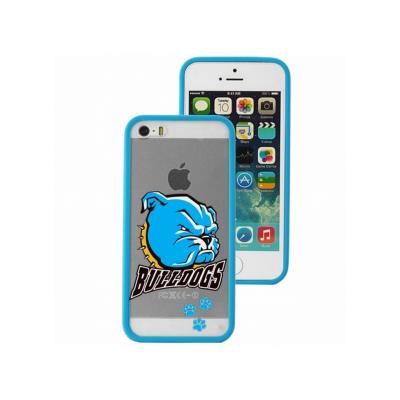 Coque Bi-matière Bulldogs compatible iPhone 4/4s Bleu