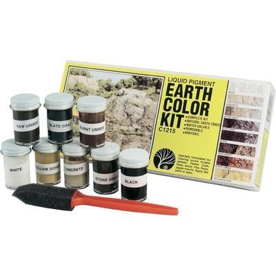 Kit de teinture (earth colour kit) woodland scenics 2096120