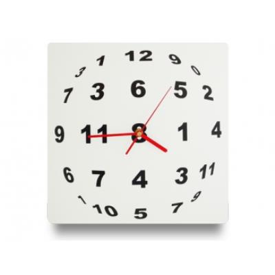 Horloge illusion optique en sphère de chiffre  deco maison design insolite