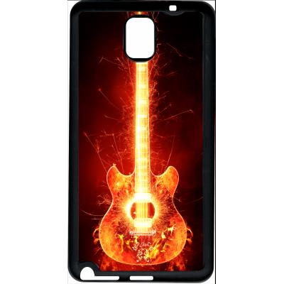 Coque samsung note 3 blazing guitare