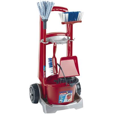 Klein - 6741 - jeu d'imitation - chariot de ménage vileda avec accessoires