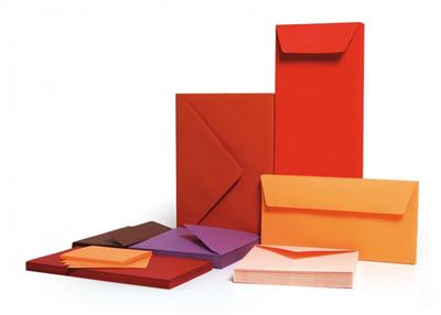Paquet de 20 enveloppes Pollen 162x229mm C5 Bordeaux 120g