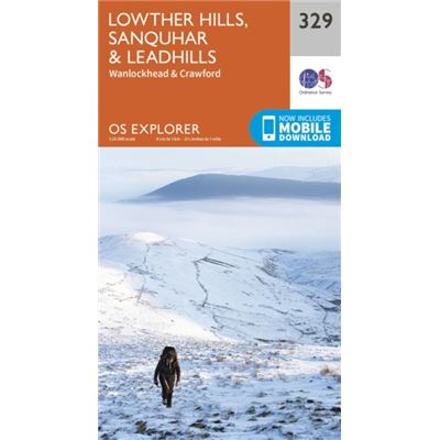 Os Explorer Map (329) Lowther Hills, Sanquhar And Leadhills (Map)