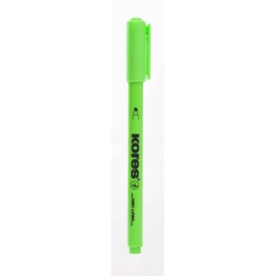 Kores surligneur stylo pte biseautée 0,5-3,5mm vert tm36205