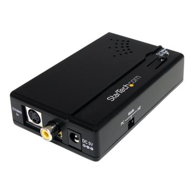 StarTech.com Composiet en S-Video naar HDMI Converter met Audio videoconverter - zwart