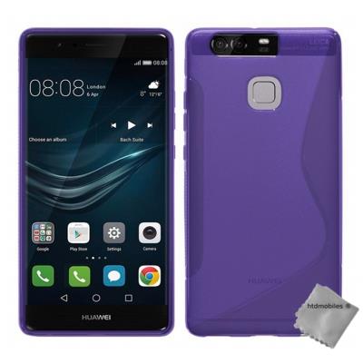 Housse etui coque pochette silicone gel fine pour Huawei P9 - MAUVE