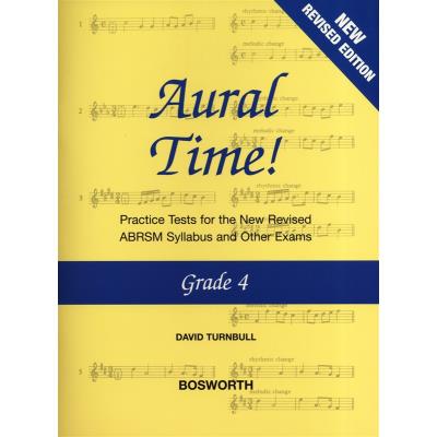 Partitions variété, pop, rock... BOSWORTH DAVID TURNBULL - AURAL TIME GRADE 4 NEW EDITION - VOICE Vocal