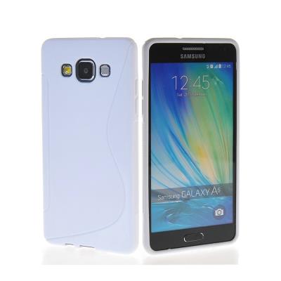 Etui Housse Coque Gel Vague S Samsung Galaxy A5 - Blanc