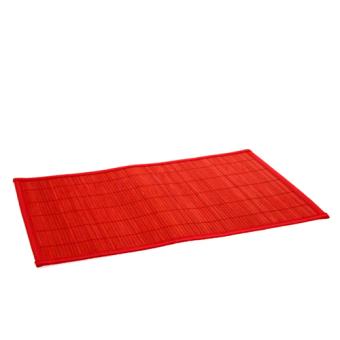 Set De Table Colore En Bambou Rouge Achat Prix Fnac