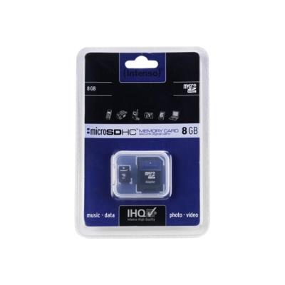 Intenso - carte mémoire flash - 8 Go - SDHC