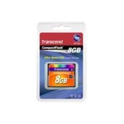 Transcend - flashgeheugenkaart - 8 GB - CompactFlash