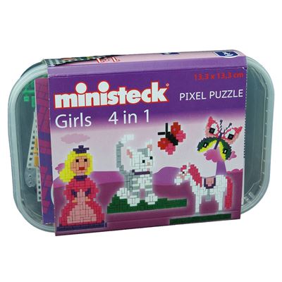 Ministeck 32578 Girls 4 en 1, 510 pièces de Jeu