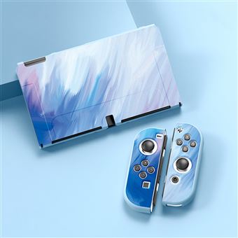 Switch Coque de Protection Frusde Givré Aquarelle Housse pour Nitendo Switch  OLED-Bleu - Etui et protection gaming - Achat & prix