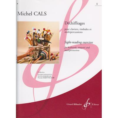 Méthodes et pédagogie BILLAUDOT CALS MICHEL - DECHIFFRAGES VOL.1 Percussion