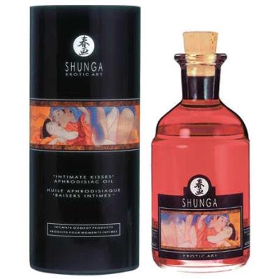 Shunga Huile Aphrodisiaque Fraise Vin Pétillant