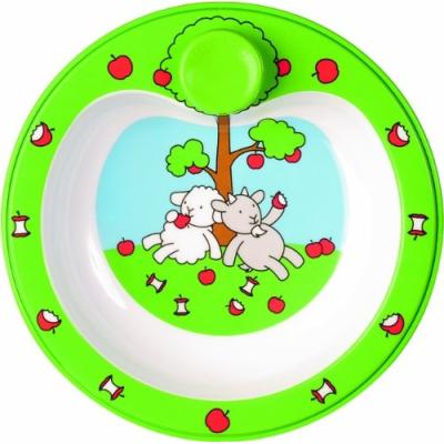 emsa 509089 farm family assiette chauffante avec cuillère 23 cm