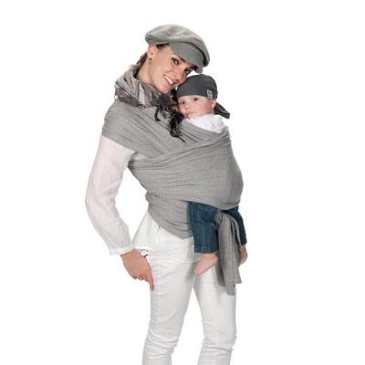 Echarpe de portage gris mêlé 5m50