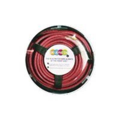 PatchSee DeskPatch - verbindingskabel - 5 m - violet rood