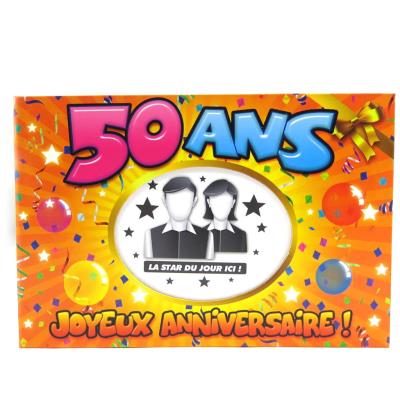 Album photos '50 ans' orange