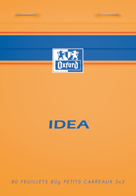 Hamelin - Bloc De Bureau Idea 85x120 80g 5x5 Blanc