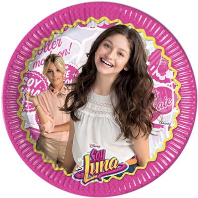 Assiettes Disney : Soy Luna x8 Procos